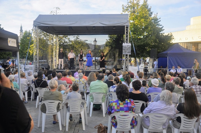 Publikum Bielo-čierny koncert pod nitrianskym nebom